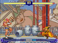 une photo d'Ã©cran de Street Fighter Alpha 2 sur Nintendo Super Nes